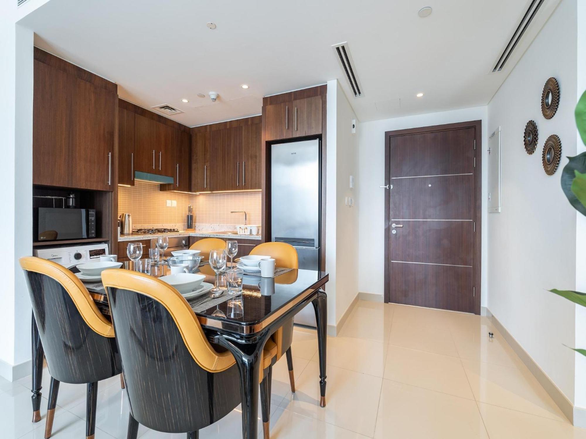 Luxurious Stylish Apartments Across Dubai Mall Burj Khalifa City Views Esterno foto