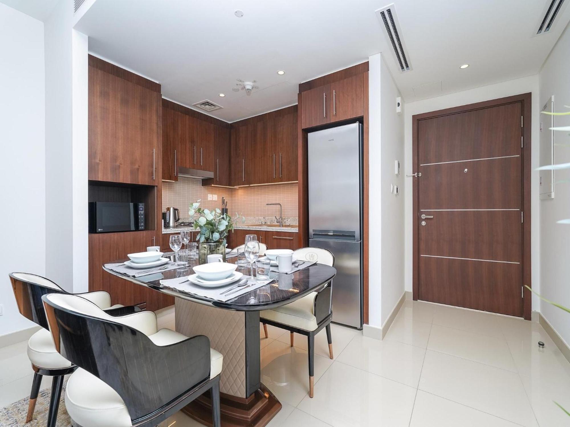 Luxurious Stylish Apartments Across Dubai Mall Burj Khalifa City Views Esterno foto