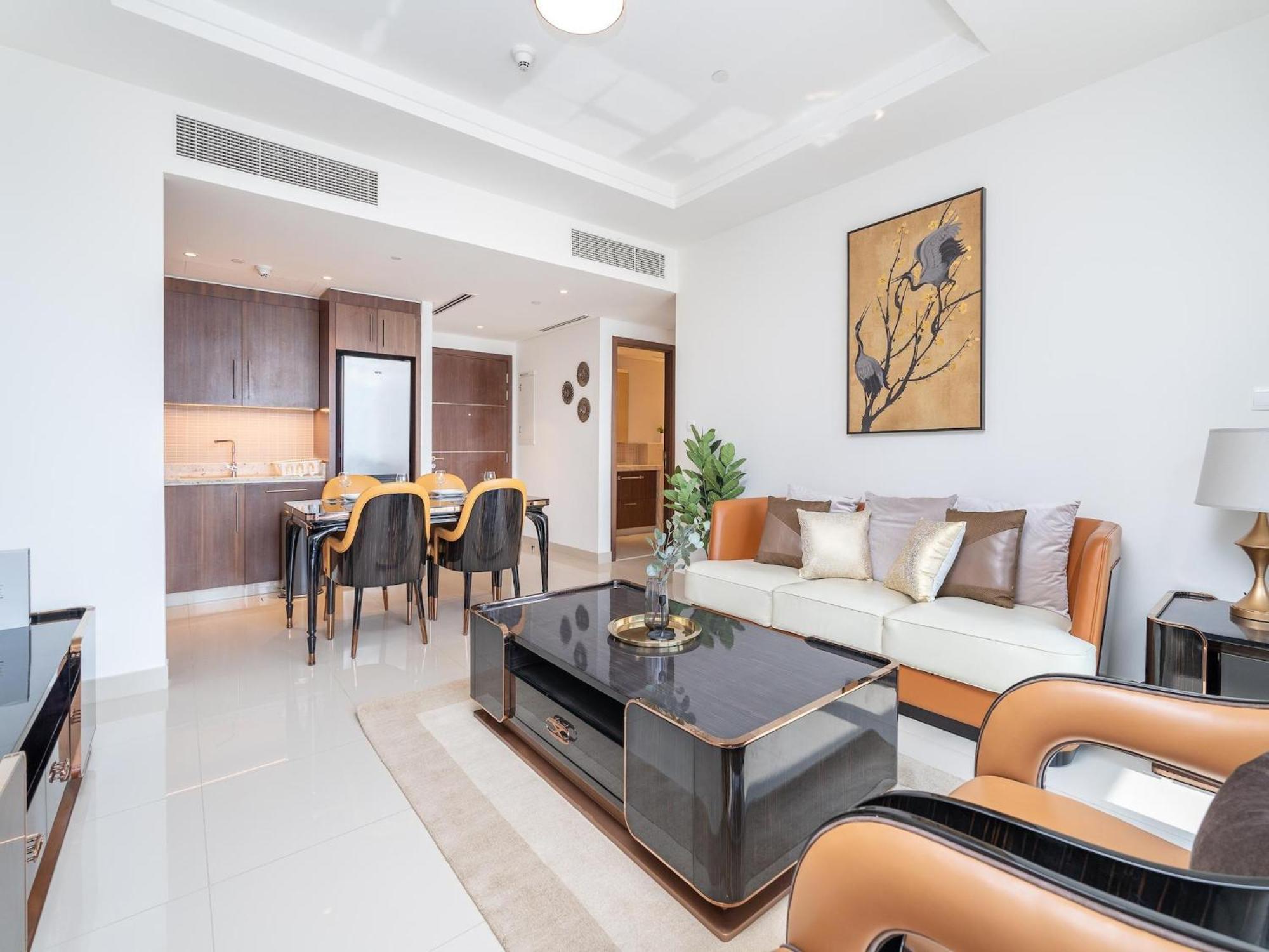 Luxurious Stylish Apartments Across Dubai Mall Burj Khalifa City Views Esterno foto