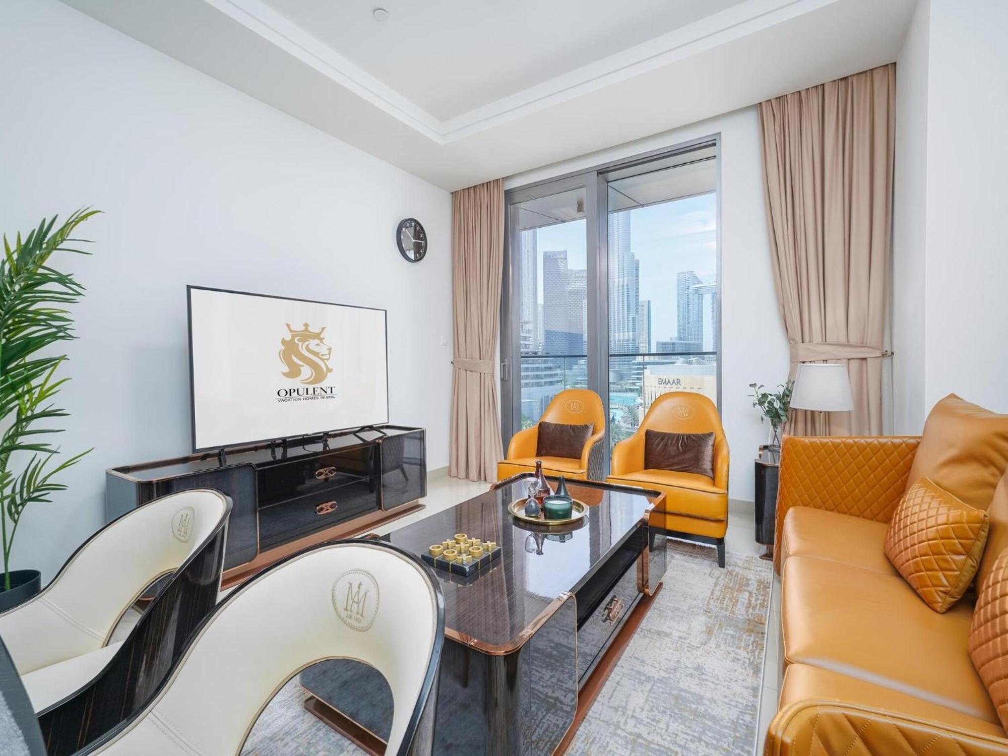 Luxurious Stylish Apartments Across Dubai Mall Burj Khalifa City Views Esterno foto