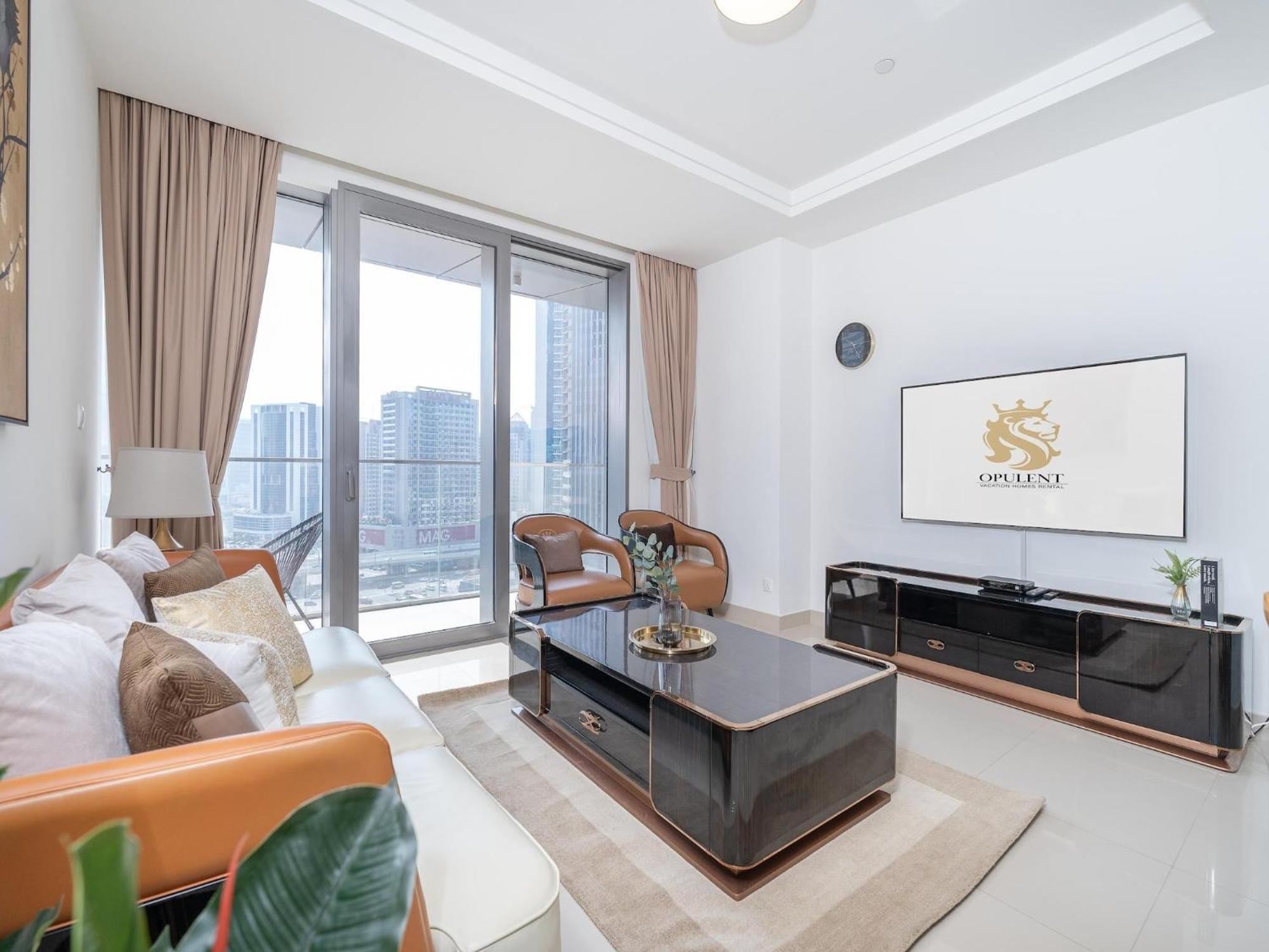 Luxurious Stylish Apartments Across Dubai Mall Burj Khalifa City Views Esterno foto