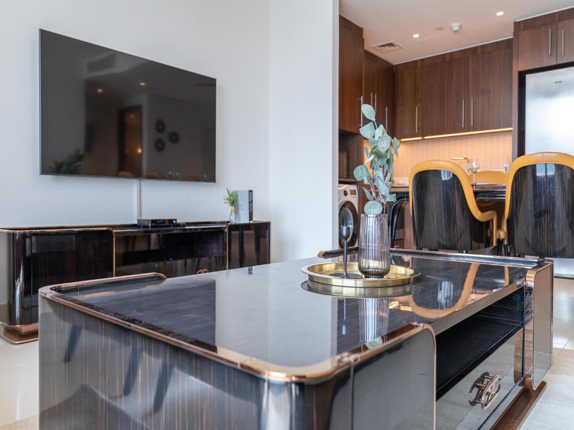 Luxurious Stylish Apartments Across Dubai Mall Burj Khalifa City Views Esterno foto