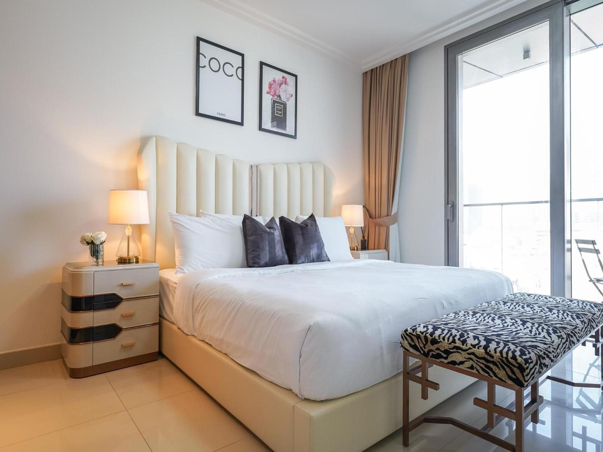 Luxurious Stylish Apartments Across Dubai Mall Burj Khalifa City Views Esterno foto