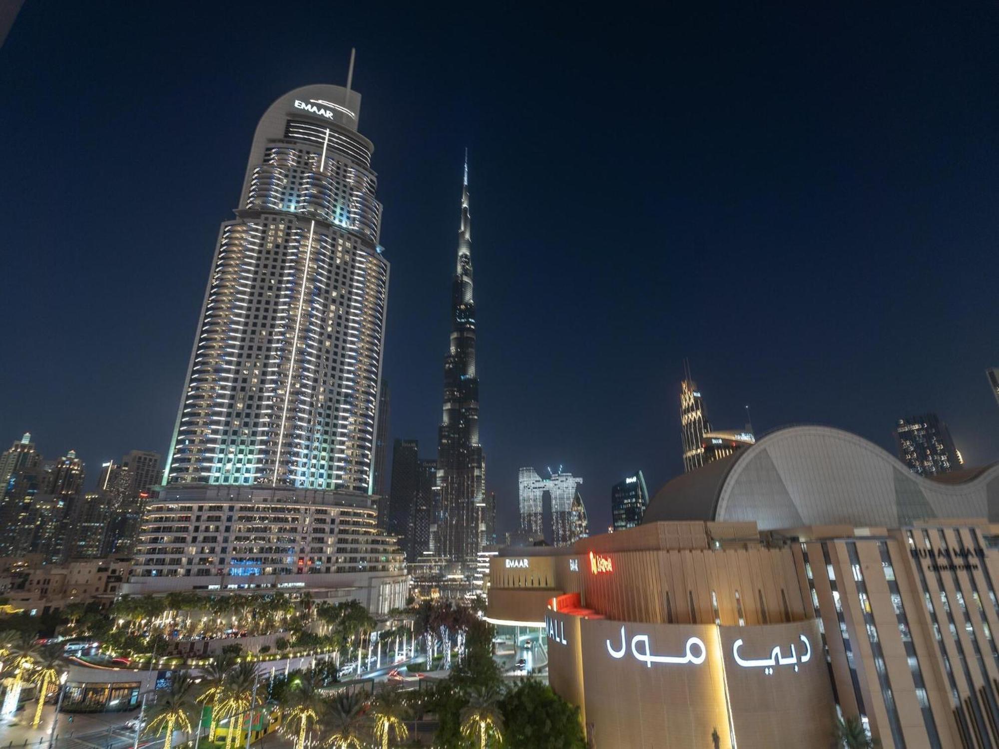 Luxurious Stylish Apartments Across Dubai Mall Burj Khalifa City Views Esterno foto