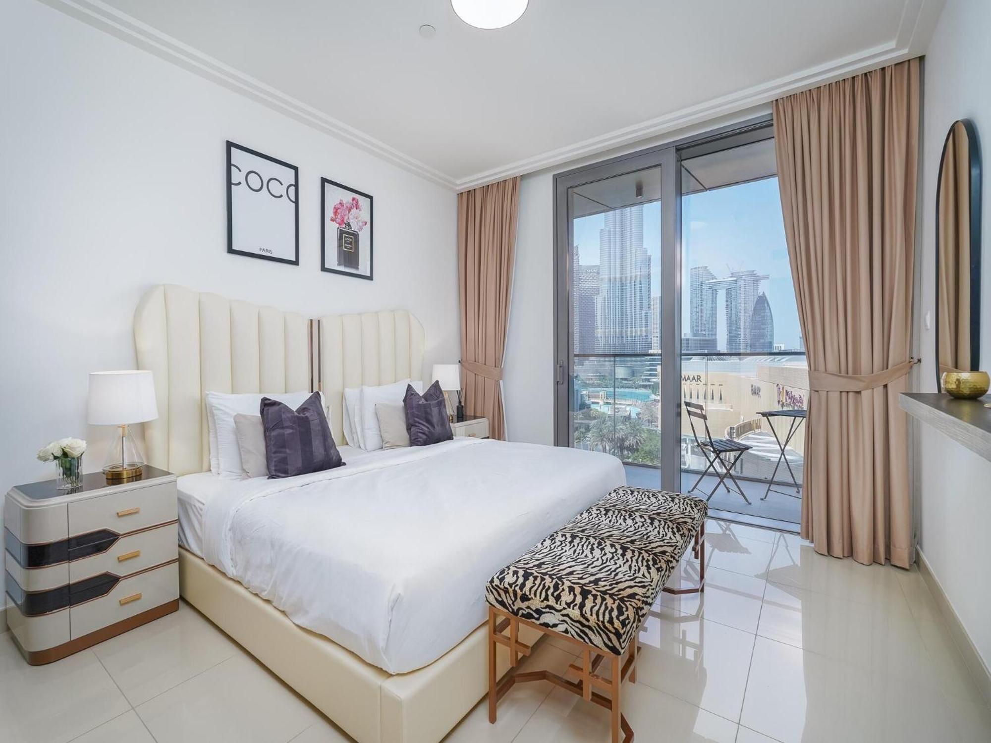 Luxurious Stylish Apartments Across Dubai Mall Burj Khalifa City Views Esterno foto