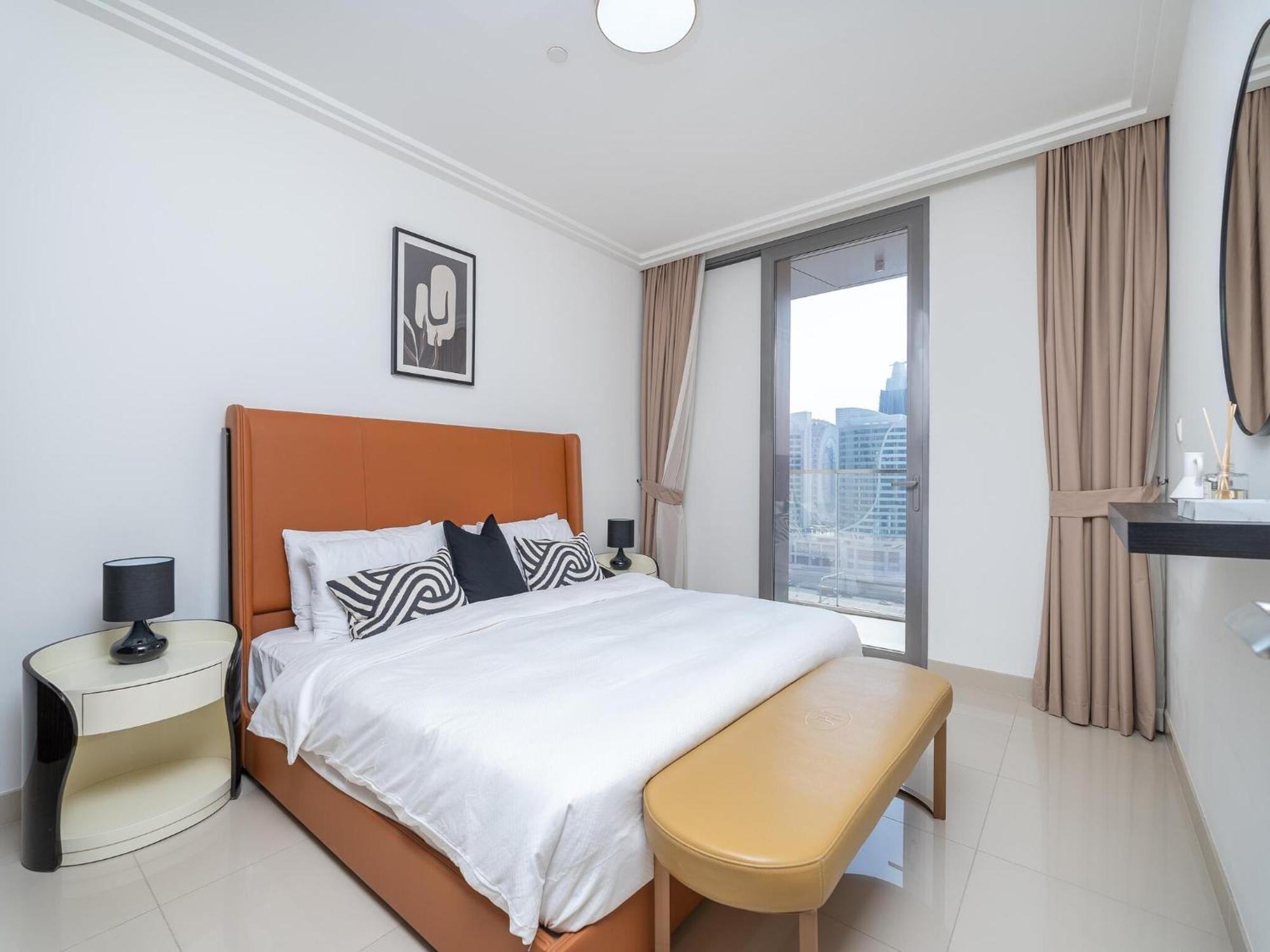Luxurious Stylish Apartments Across Dubai Mall Burj Khalifa City Views Esterno foto