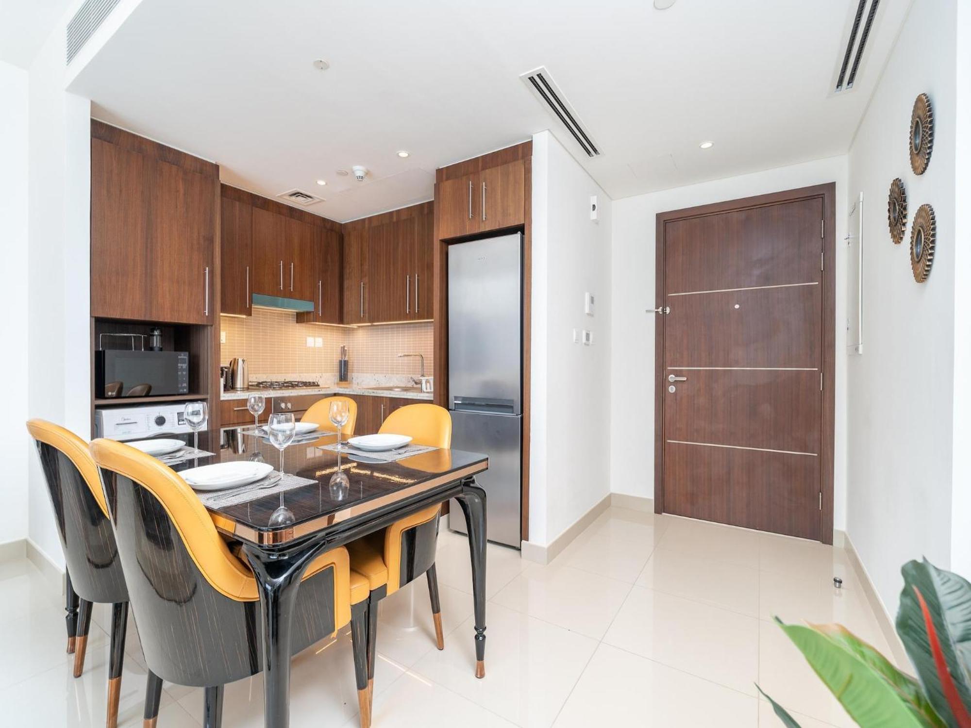 Luxurious Stylish Apartments Across Dubai Mall Burj Khalifa City Views Esterno foto
