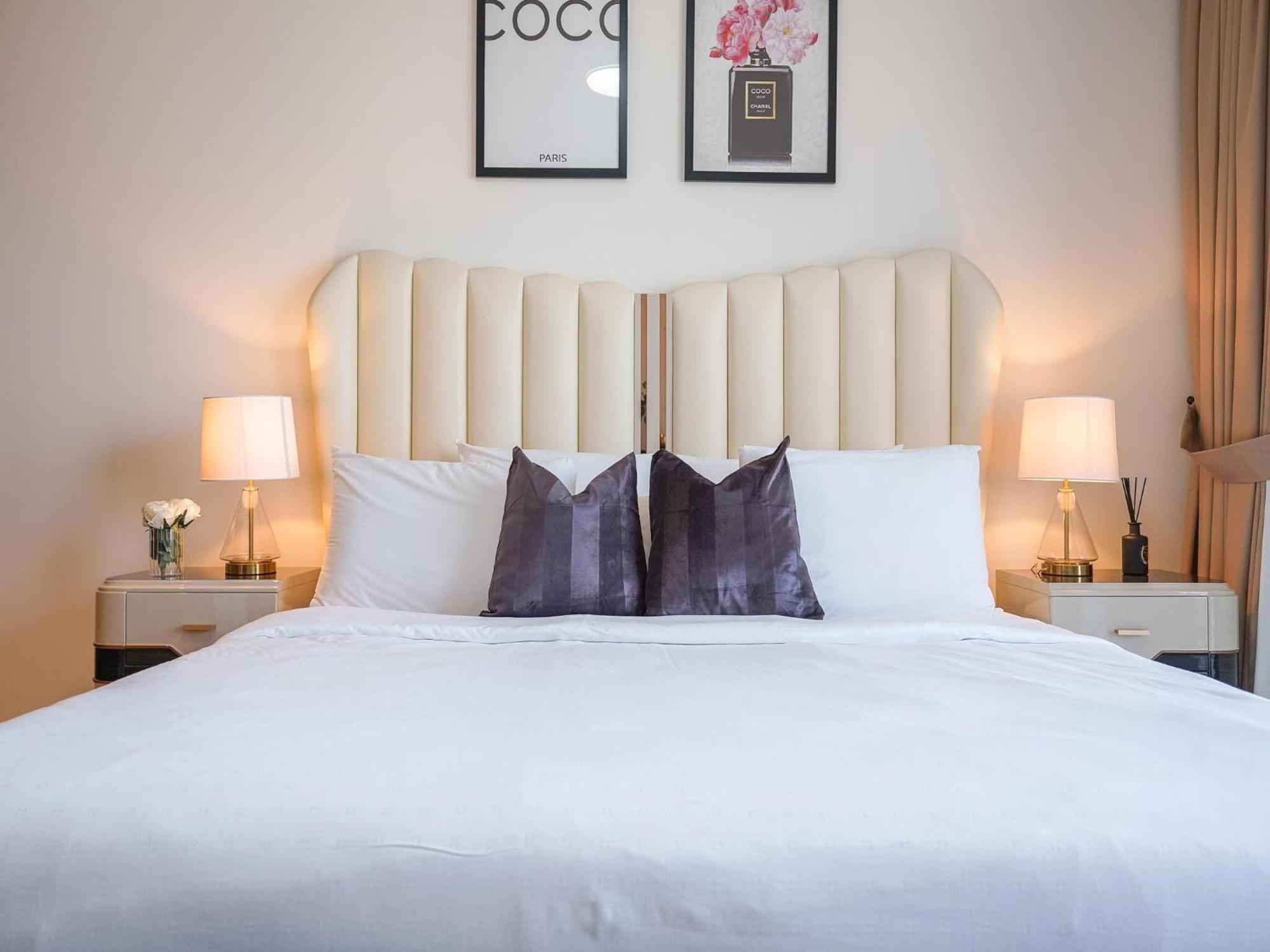 Luxurious Stylish Apartments Across Dubai Mall Burj Khalifa City Views Esterno foto
