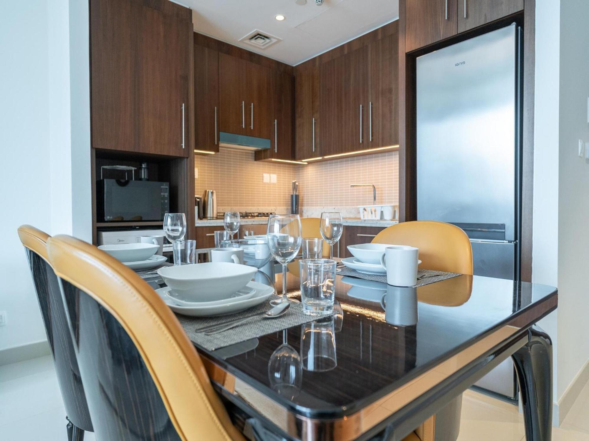 Luxurious Stylish Apartments Across Dubai Mall Burj Khalifa City Views Esterno foto