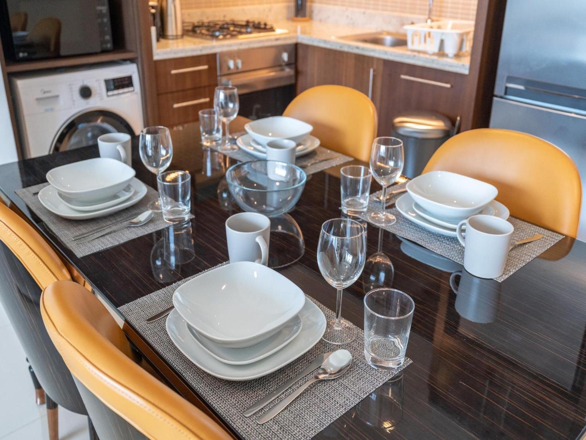 Luxurious Stylish Apartments Across Dubai Mall Burj Khalifa City Views Esterno foto
