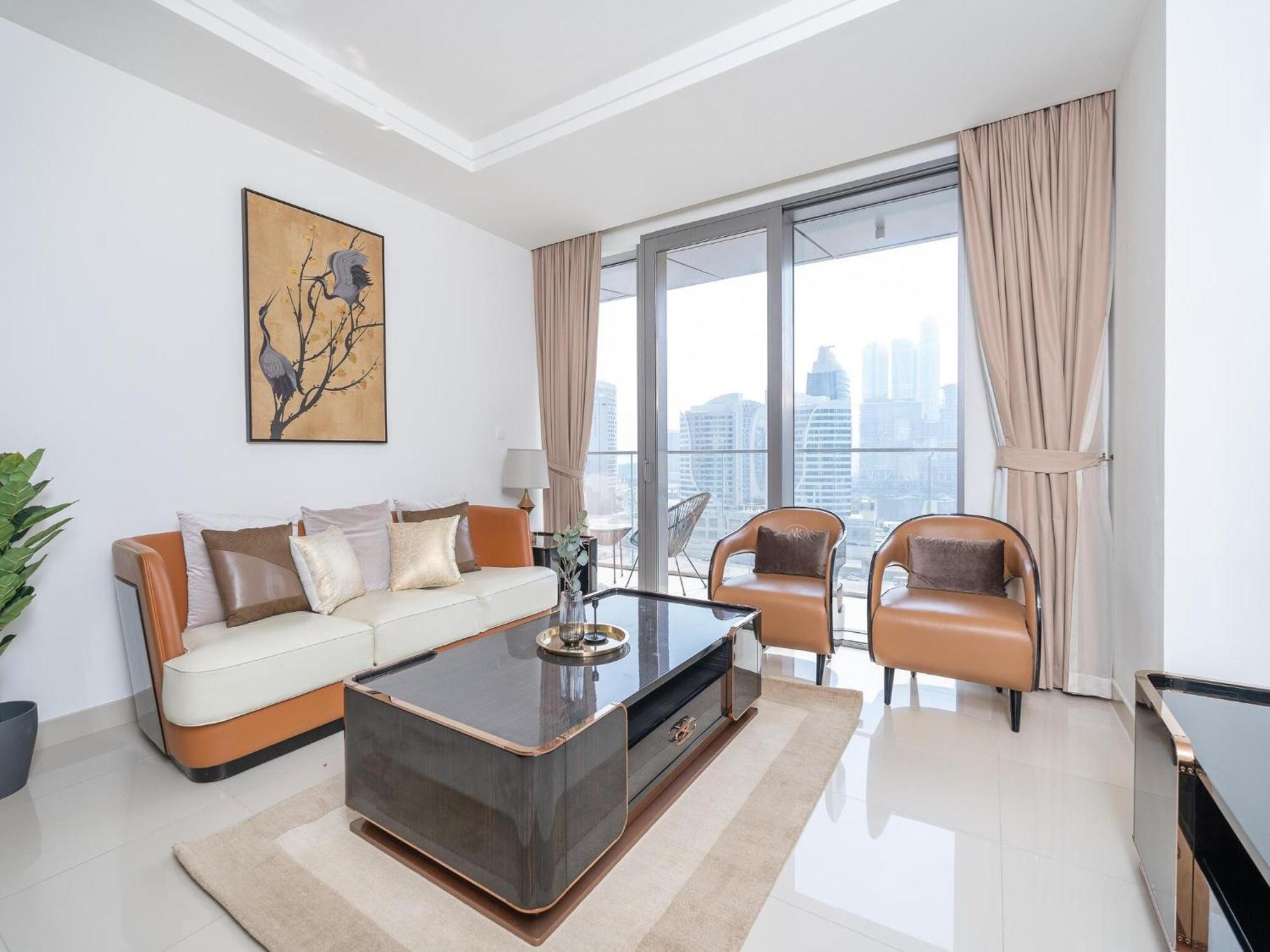 Luxurious Stylish Apartments Across Dubai Mall Burj Khalifa City Views Esterno foto